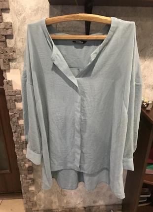 Блузка рубашка туника 58-60