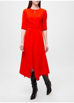 Dorothee schumacher, платье, красное, новое, шикарное.7 фото