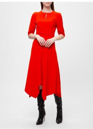Dorothee schumacher, платье, новое, красное, шикарное!8 фото