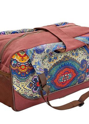 Сумка для фітнесу та йоги kindfolk yoga bag zelart fi-8366-4 темно-синій-фіолетовий