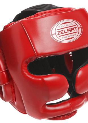 Шолом боксерський з повним захистом zelart bo-1367 m-xl кольору в асортименті2 фото