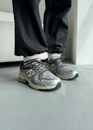 Мужские кроссовки new balance 860 v2 grey4 фото