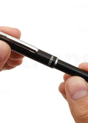 Zebra sl-f1 mini ballpoint pen black body міні кулькова ручка чорна7 фото