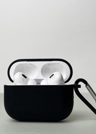 Чохол з карабіном для airpods pro 2 (чорний)