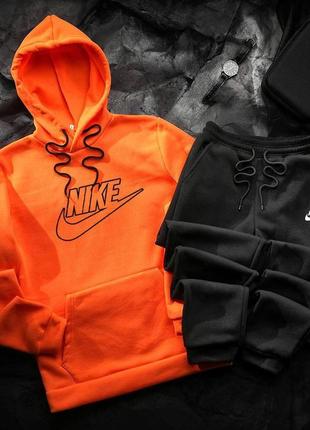 Neon orange hoodie nike sale