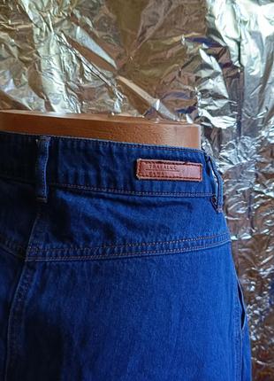 🧸 розпродаж! джинсова синя міні спідниця zara 🧸4 фото