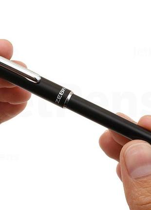 Zebra sl-f1 mini ballpoint pen black body міні кулькова ручка чорна8 фото