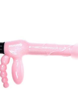 Страпон безрем'яний анально-вагінальний