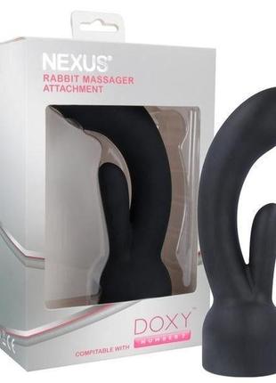 Насадка для вибромассажера doxy number 3 - nexus rabbit massager