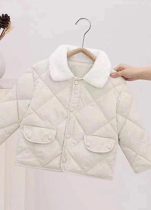 Стильная демисезонная куртка 
верх -пластовка2 фото