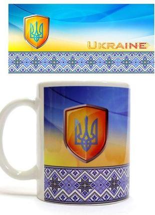 Чашка "ukraine щит"1 фото