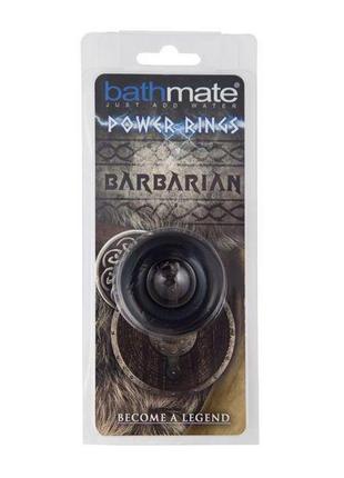 Черное эрекционное кольцо bathmate barbarian 3