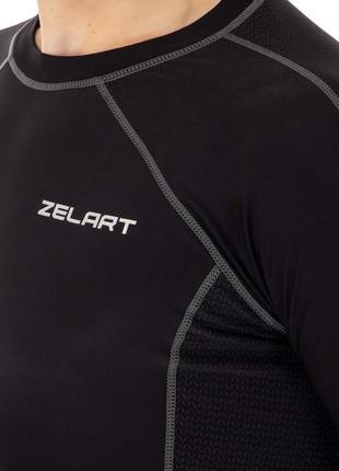 Комплект термобілизни чоловічий zelart co-9041-zel розмір m-xxl чорний7 фото
