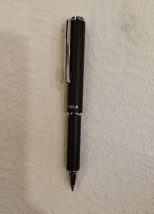 Zebra sl-f1 mini ballpoint pen black body міні кулькова ручка чорна10 фото