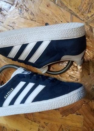 Кожаные замшевые кеды кеды adidas gazelle2 фото