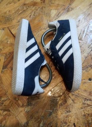 Кожаные замшевые кеды кеды adidas gazelle3 фото