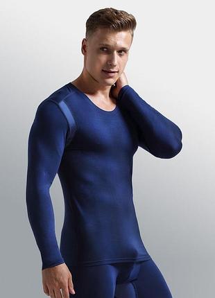 Термобельё мужское miiow. комплект зимнего термобелья синий xl