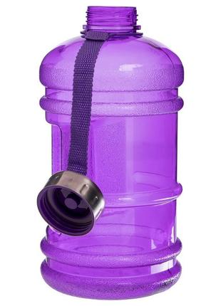 Пляшка для води zelart бочечка fi-7155 2200 мл кольору в асортименті8 фото