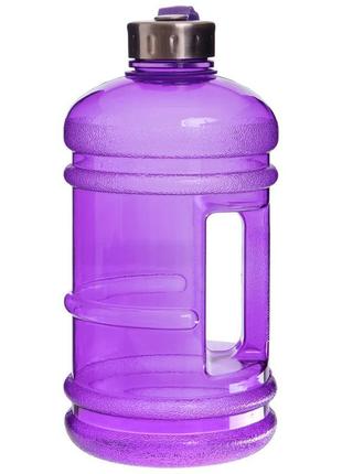 Пляшка для води zelart бочечка fi-7155 2200 мл кольору в асортименті6 фото