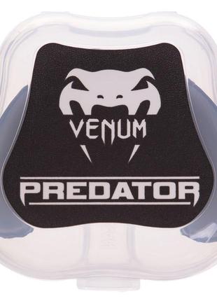 Капа боксерська одностороння (одночастинна) venum predator vn0621-114 чорний9 фото