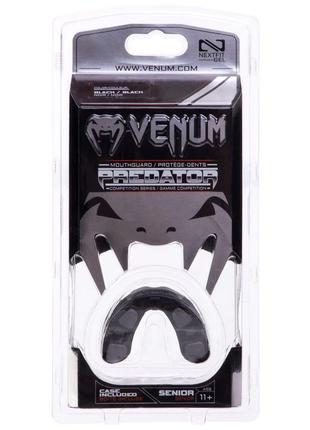 Капа боксерская односторонняя (одночелюстная) venum predator vn0621-114 черный2 фото