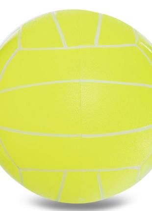 М'яч гумовий zelart волейбольний ba-3006 22 см кольору в асортименті