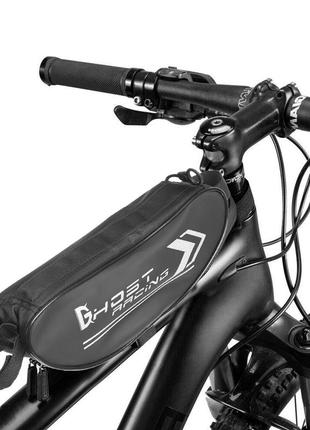 Сумка на раму велосипеда dhost zelart ms-1654 чорний1 фото