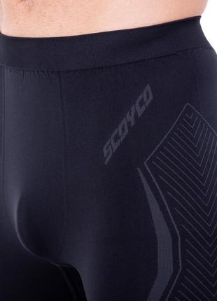Термоштаны для активного спорта мужские scoyco uw14 размер m-2xl черный5 фото