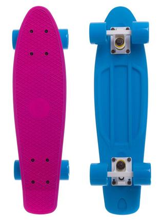 Скейтборд пенні penny sk-410-2 рожевий-блакитний