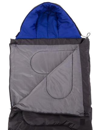 Спальный мешок одеяло с капюшоном правосторонний champion турист sy-4733-r цвета в ассортименте4 фото
