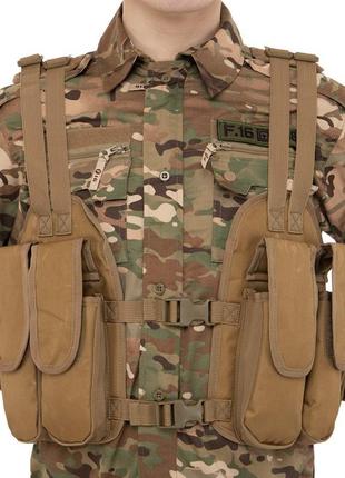 Разгрузочный жилет с подсумками military rangers zk-v-103 40х59см цвета в ассортименте9 фото