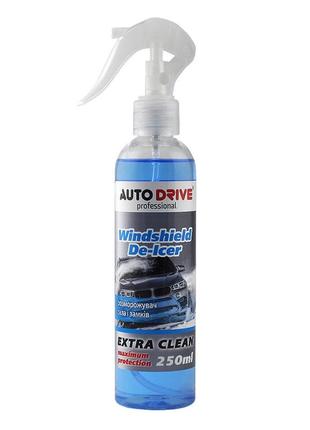 Размораживатели стекла и замков autodrive windshield de-lcer, 250мл