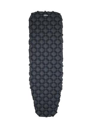 Килимок туристичний надувний tramp (185x58x5см)(utri-028-dark-grey)