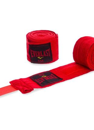 Бинты боксерские хлопок с эластаном zelart bo-3729-5 5м цвета в ассортименте