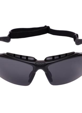 Очки спортивные солнцезащитные oakley 612 черный2 фото