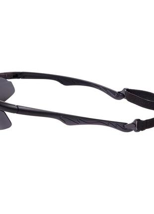 Очки спортивные солнцезащитные oakley 612 черный3 фото