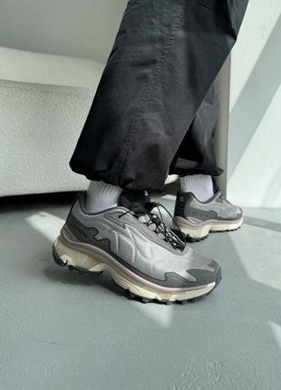 Мужские кроссовки salomon xt slate grey5 фото