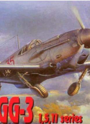 Roden 037 lagg-3 series 1,5,11 винищувач 1940 збірна пластикова модель у масштабі 1:72