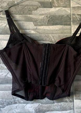 Корсетний сексуальний топ з пушап ефектом, корсет, кроп-топ