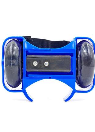 Ролики на обувь с раздвижной системой record flashing roller sk-166 цвета в ассортименте10 фото
