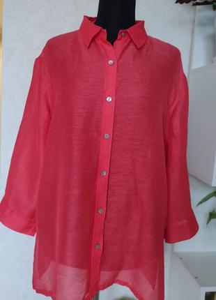 Рубашка сорочка льон