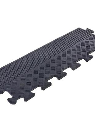 Килимок модульне підлогове покриття для спортзалу zelart fi-5349 118х118 см чорний7 фото