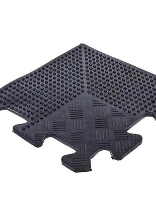 Килимок модульне підлогове покриття для спортзалу zelart fi-5349 118х118 см чорний6 фото