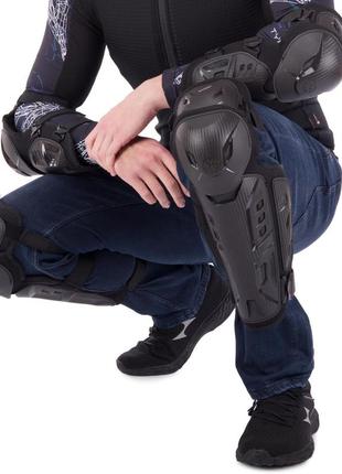 Комплект захисту scoyco k39h39 (коліно, гомілка, передпліччя, лікоть) чорний