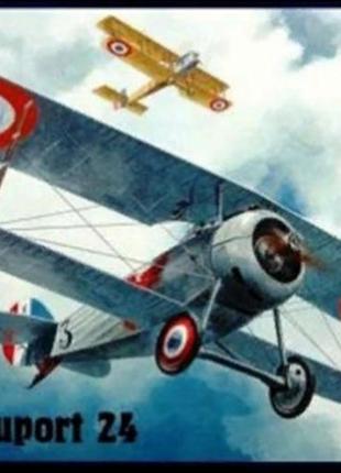 Roden 060 nieuport 24 истребитель первая мировая 1917 сборная пластиковая модель в масштабе 1:72