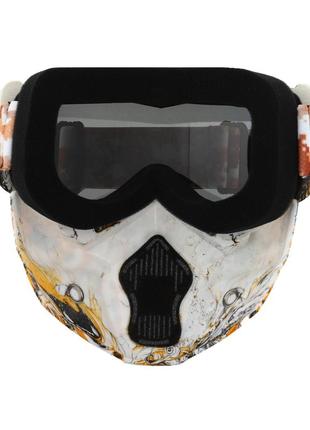 Защитная маска-трансформер zelart mz-s цвета в ассортименте6 фото
