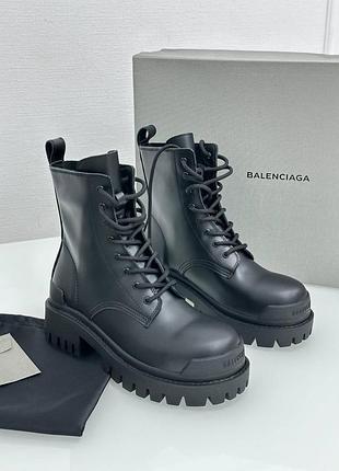 Боты натуральная кожа на шнуровке премиум