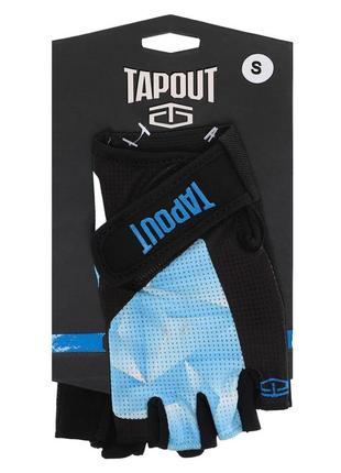 Рукавиці спортивні tapout sb168503 m-xl чорний-синій8 фото