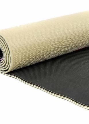Коврик для йоги льняной (yoga mat) record fi-7157-7 размер 183x61x0,3см принт сакура5 фото
