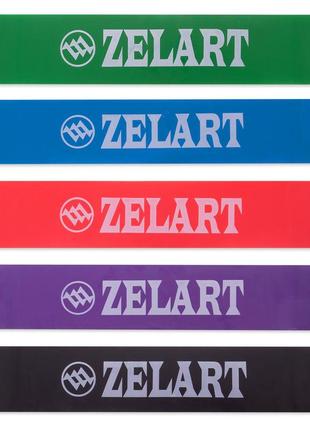 Гумки для фітнесу набір loop bands zelart fi-7205 5 шт. кольору в асортименті